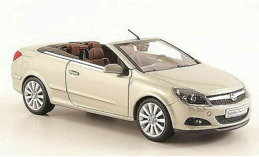 Opel Astra Twin Top 1/43 Minichamps H grisbeige coche miniatura