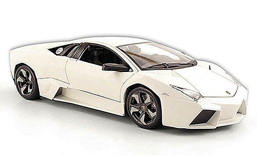 Lamborghini Murcielago Reventon 1/18 Burago blanco 2007 coche miniatura