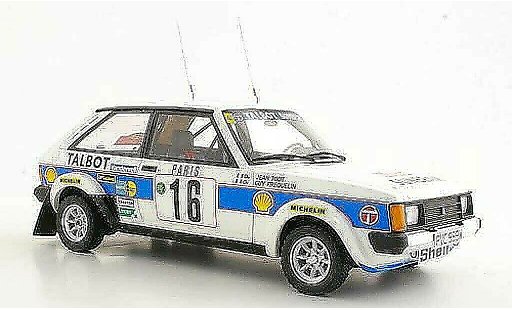 Talbot Sunbeam Lotus 1/18 Ottomobile No.16 G.Frequelin / J.Todt Rally Monte Carlo 1981 coche miniatura