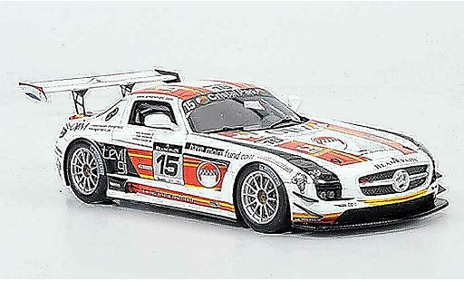 Mercedes SLS Coupe 1/43 Spark AMG No.15 OIM 24h Spa 2011 coche miniatura