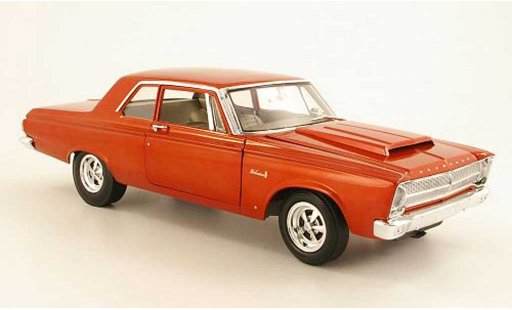 Plymouth Belvedere Super Stock 1/18 Highway 61 A990 naranja 1965 coche miniatura