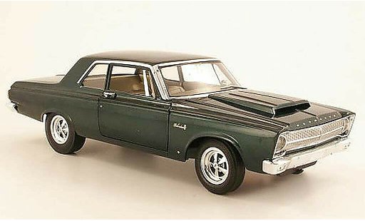 Plymouth Belvedere Super Stock 1/18 Highway 61 A990 verde 1965 coche miniatura