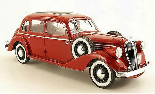 Skoda Superb 1938 1/18 Abrex 913 rojo coche miniatura
