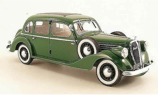 Skoda Superb 1938 1/18 Abrex 913 verde coche miniatura