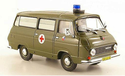 Skoda 1203 Ambulanz 1/43 Abrex Rettungswagen Tschechische Armee coche miniatura