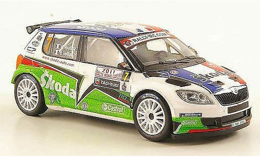 Skoda Fabia S2000 1/43 Abrex No.7 Vouilloz/Veillas Rally Monte Carlo 2011 coche miniatura