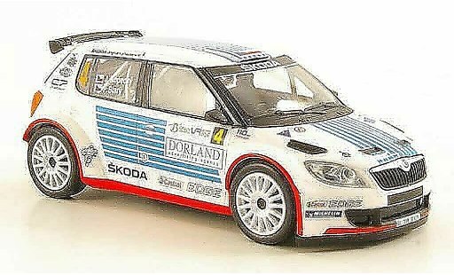 Skoda Fabia S2000 1/43 Abrex No.4 Kopecky/Stary Valasska Rally 2011 coche miniatura
