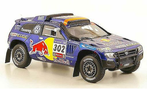 Volkswagen Touareg Dakar 1/43 Spark Race 3 No.302 Red Bull 2011 coche miniatura