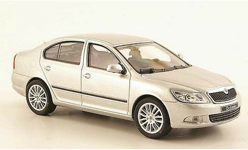 Skoda Octavia Base 1/43 Abrex gris 2008 coche miniatura