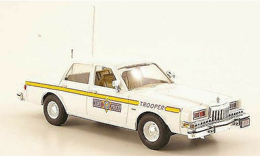 Dodge Diplomat police 1/43 First Response Illinois State 1985 coche miniatura