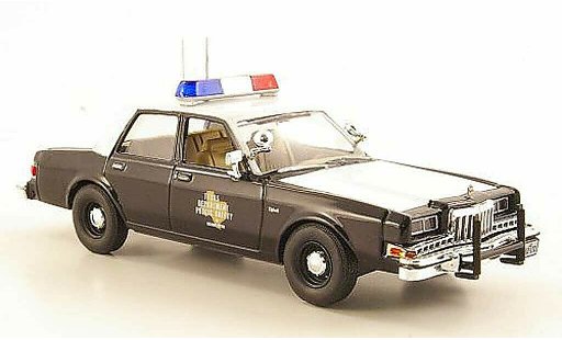 Dodge Diplomat police 1/43 First Response Texas Highway Patrol 1985 coche miniatura