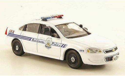 Chevrolet Impala police 1/43 First Response 2011 Baltimore Maryland coche miniatura