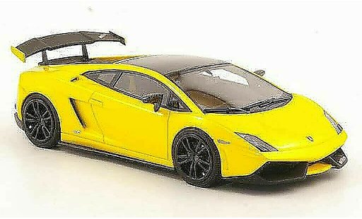 Lamborghini Gallardo LP570-4 1/43 Look Smart Super Trofeo Stradale amarillo/negro coche miniatura