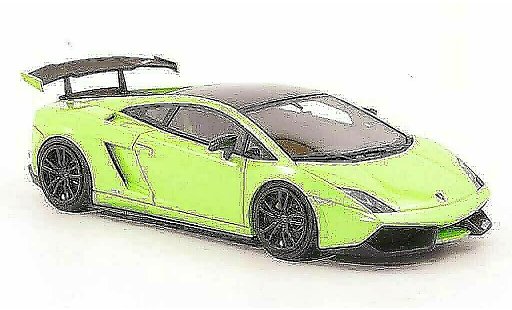 Lamborghini Gallardo LP570-4 1/43 Look Smart Super Trofeo Stradale verde/negro coche miniatura