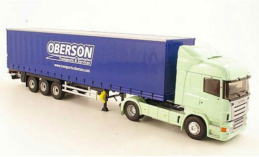 Scania Serie R Highline 1/43 Eligor Transports & Services Oberson Gardinenplanen-Sattelzug coche miniatura