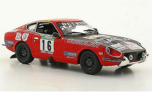 Datsun 240Z course 1/43 IXO No.16 P.Cortez / T.Gomes Rally Portugal 1975 coche miniatura