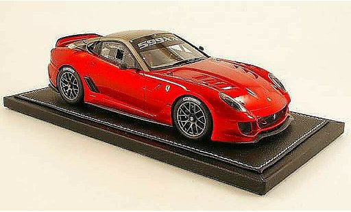 Ferrari 599 XX 1/18 BBR Models rojo/gris 2009 coche miniatura