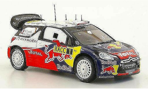 DS Automobiles DS3 WRC 2011 1/43 Spark No.1 S.Loeb / D.Elena Rally Spanien coche miniatura