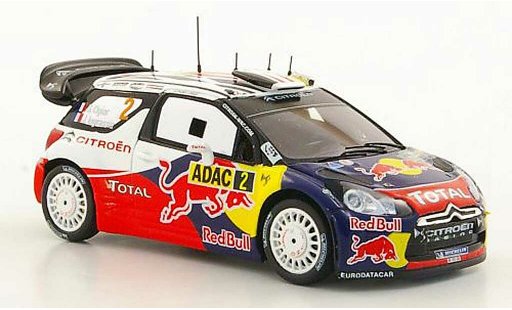 DS Automobiles DS3 WRC 2011 1/43 Spark No.2 S.Ogier / J.Ingrassia Rally Alemania coche miniatura