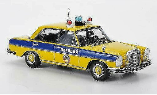 Mercedes 280 SE 1/43 DIP Models (W108) GAI - Milizija Mockba Polic&iacute;a Moskau 1975 coche miniatura