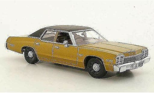 Dodge Monaco 1974 1/43 Minichamps gold/negro coche miniatura