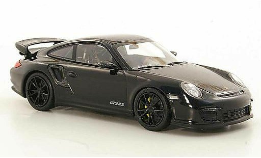 Porsche 911 GT2 RS 1/43 Minichamps 2010 (II) negro/Carbonoptik coche miniatura
