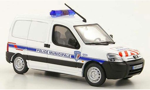Peugeot Partner Base 1/43 Eligor furgoneta Police Municipale d'Izon (F) Polic&iacute;a coche miniatura