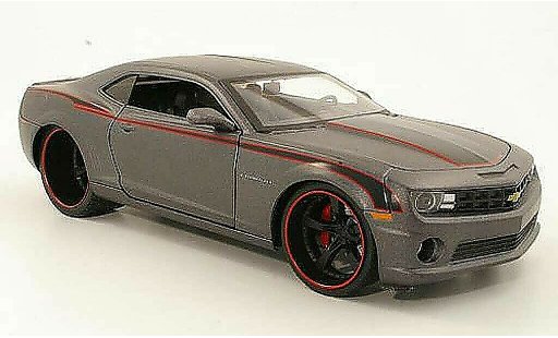 Chevrolet Camaro SS 1/18 Jada Toys gris/negro 2010 coche miniatura