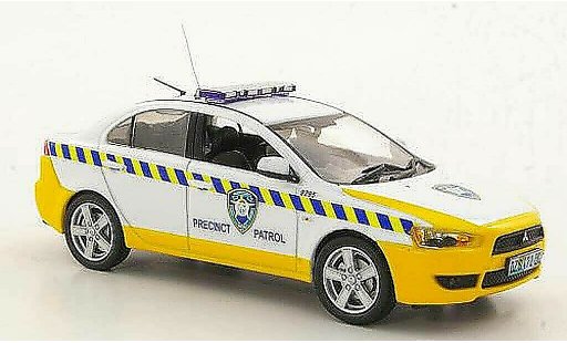 Mitsubishi Lancer Base 1/43 Vitesse Precinct Patrol Polic&iacute;a Sudafrika RHD 2009 coche miniatura