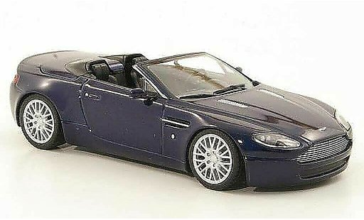 Aston Martin V8 roadster 1/43 Minichamps azul Sondermodell MCW 2008 coche miniatura