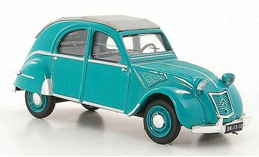 Citroen 2CV Berline 1/43 Vitesse Belgium verde 1956 coche miniatura