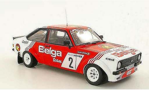 Ford Escort Rally 1/18 Sun Star 1800 No.2Belga R.Droogmans / A.GeronSkoda 1981 coche miniatura