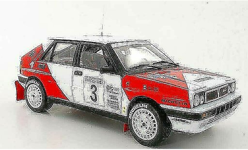 Lancia Delta HF Integrale 1/18 Sun Star No.3 Marlboro M.Ericsson / C.Billstam Rally Suecia 1989 coche miniatura