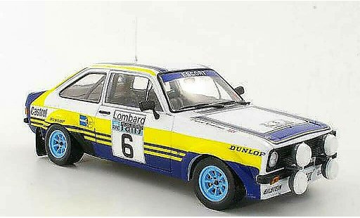 Ford Escort Rally 1/18 Sun Star 1800 No.6 rothmans A.Vatanen / D.Richards Lombard RAC 1979 coche miniatura