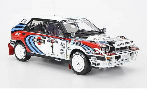 Lancia Delta HF Integrale 1/18 Sun Star 16V No.1 Martini J.Recalde/M.Christie Safari Rally 1991 coche miniatura