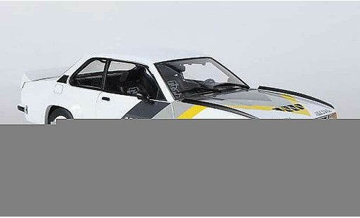 Opel Ascona 400 1/18 Sun Star blanco con amarillo/gris/grisn rayas coche miniatura