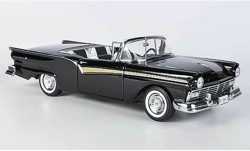 Ford Fairlane 500 Skyliner 1/18 Sun Star negro coche miniatura