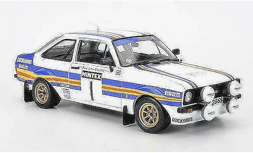 Ford Escort RS 1800 1/18 Sun Star No.1 rothmans Mintex Internatinal Rally 1981 P.Airikkala/P.Short coche miniatura