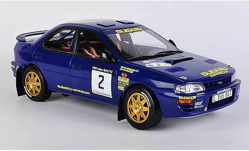 Subaru Impreza 555 1/18 Sun Star No.2 2nd 1000 Lakes Rally 1993 A.Vantanen/B.Berglund coche miniatura