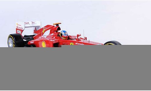 Ferrari F1 F2012 1/18 Hot Wheels No.5 F.Alonso Saison coche miniatura