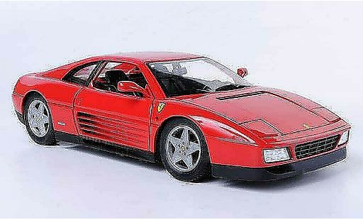 Ferrari 348 tb 1/18 Hot Wheels rojo coche miniatura