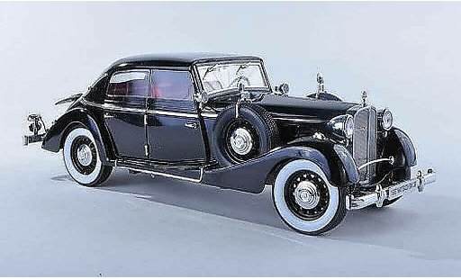 Maybach SW SW38 1/18 Signature 38 cabriolet Spohn negro 4-portes (Premium) 1937 coche miniatura
