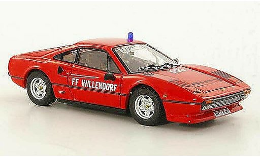 Ferrari 308 GTB 1/43 Best Freiwillige Bomberos Willendorf (A) 1983 coche miniatura