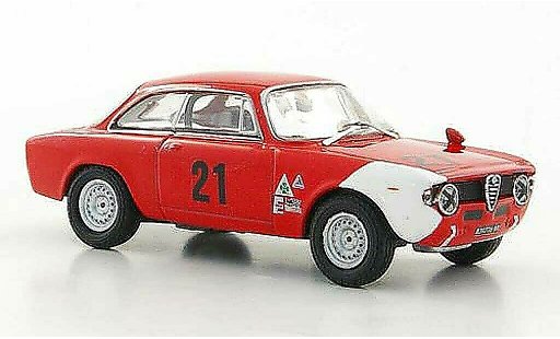 Alfa Romeo Giulia sprint gta 1/43 M4 1600 No.21 A.de Adamich GP Belgien 1967 coche miniatura