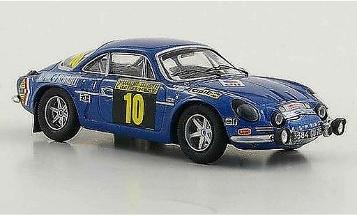 Alpine A110 1600 s 1/43 Trofeu 1600S No.10 B.Darniche / A.Mahe Rally San Remo 1971 coche miniatura