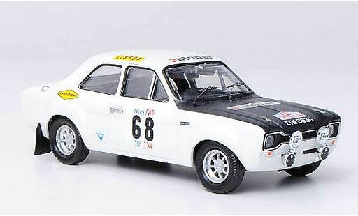 Ford Escort MK1 1/43 Trofeu 1600 TC No.68 Autobar T.Fall / H.Liddon Rally Portugal 1970 coche miniatura
