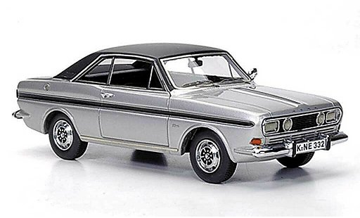 Ford Taunus 15M 1/43 Neo P6 Coupe gris /negro coche miniatura
