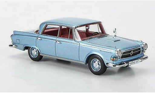 Borgward P100 berline 1/43 Neo azul 1960 coche miniatura
