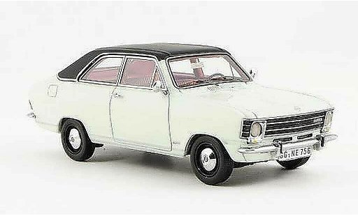 Opel Olympia A 1/43 Neo LS blanco/negro 2-Turer 1970 coche miniatura