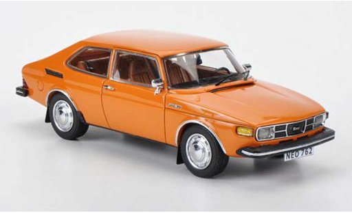 Saab 99 GL 1/43 Neo naranja 1975 coche miniatura